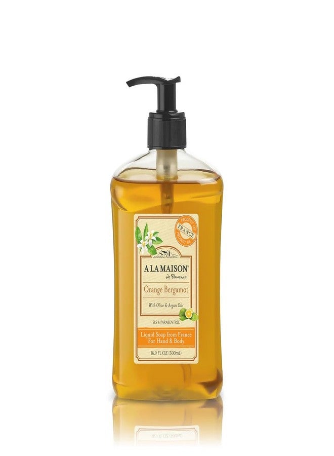 A LA MAISON Orange Bergamot Natural Hand Wash Made with Essential Oils - Biodegradable, Plant-Based, Vegan, Cruelty-Free 16.9 Fl Oz (Pack of 1