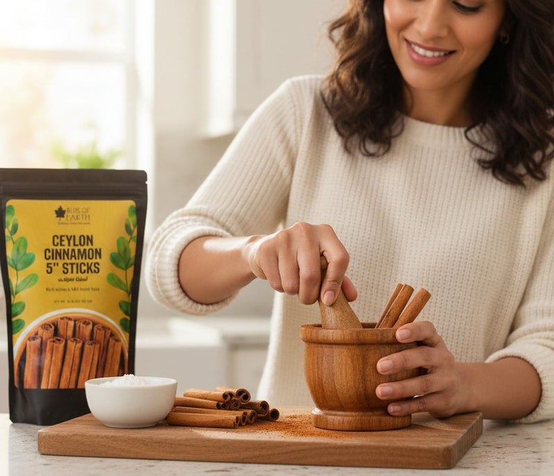 Bliss of Earth Ceylon Cinnamon Sticks 5 Inch 400g, Premium Sri Lankan True Cinnamon, Sweet & Mild Flavor - Image 4