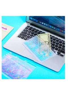 Y&D Binder PVC Glitter File Pockets, 15 Pieces A6 Size with Holes Zipper Folders, Notebook Loose Leaf Bags, Waterproof Pouch Document Filing  - Image 5