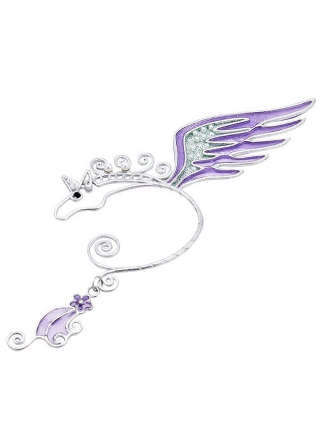 ISank - Ear Sleeve Pendant Without Perforation Butterfly Wings Elf Wings Earrings Ear Clips - Image 1