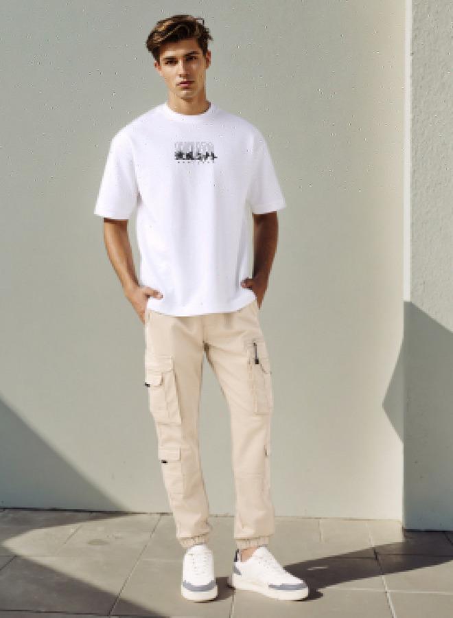 SP Characters Naruto Print Crew Neck T-shirt - Image 2