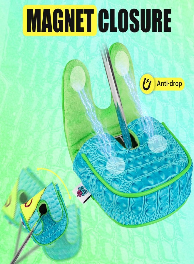 Big Crazy DF3 Putter Cover - Funny Birdie Design Golf Head Covers with PU Leather- Magnetic Closure - Driver Headcover Mallet Putter Cover for OZ1 MEZZ 1 MEZZ1 MAX Putters - Practical Golf Gift - Image 4