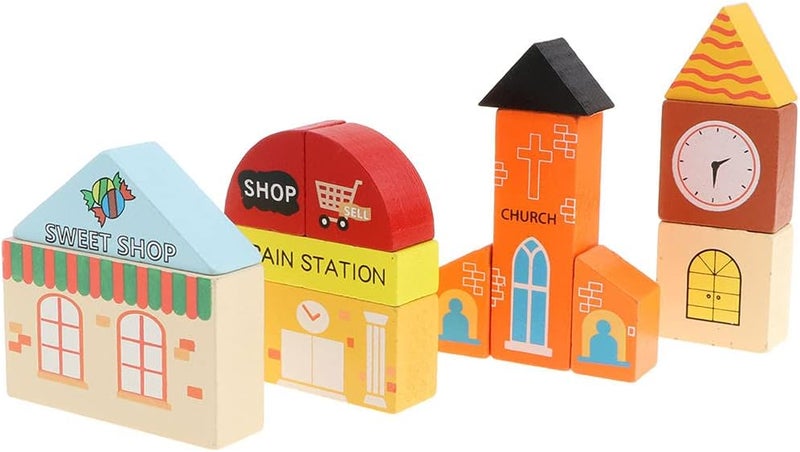 klarakoDIY Building Track Accessories for Wooden Train Railway klarakoCompatible with All Major Toy Train Brands, Kids Birthday Gift, Early Childhood Development klarakoHouse, as described - Image 3