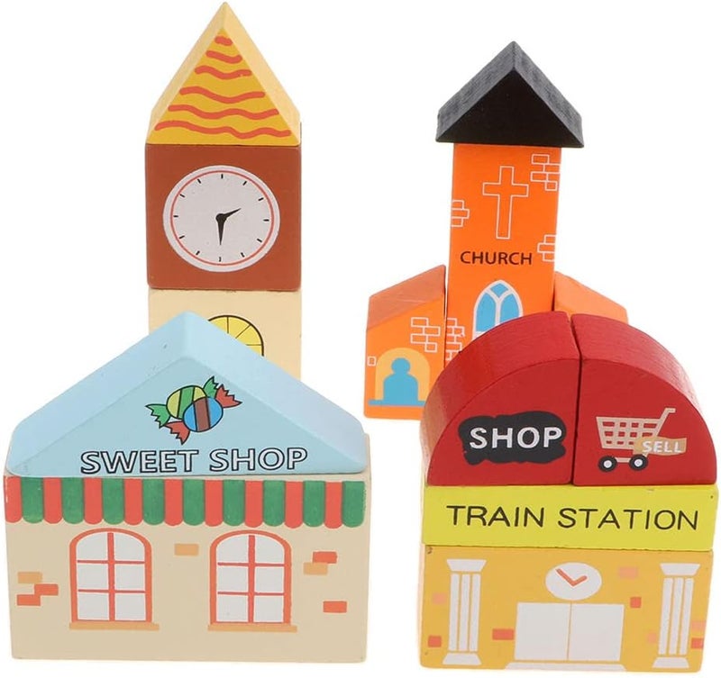 klarakoDIY Building Track Accessories for Wooden Train Railway klarakoCompatible with All Major Toy Train Brands, Kids Birthday Gift, Early Childhood Development klarakoHouse, as described - Image 5