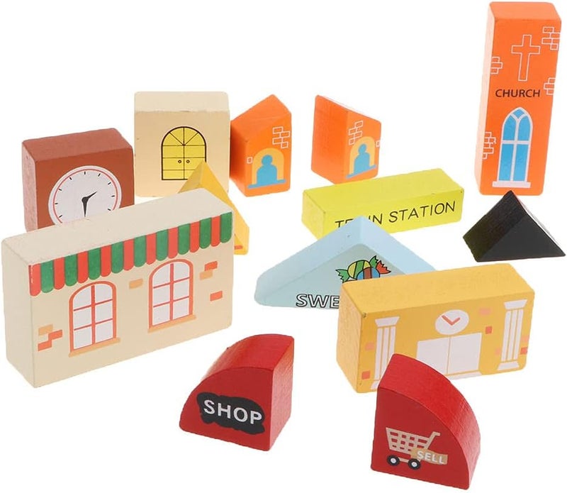 klarakoDIY Building Track Accessories for Wooden Train Railway klarakoCompatible with All Major Toy Train Brands, Kids Birthday Gift, Early Childhood Development klarakoHouse, as described - Image 1