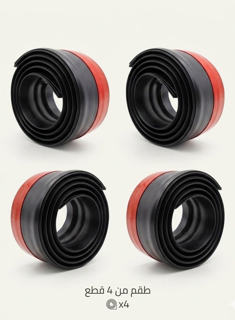 ELFSA Door Draft Stopper,  Length Under Door Seal, Door Sweep for Exterior & Interior Doors, Door Bottom Draft Blocker Dust and Noise Insulation - Image 3