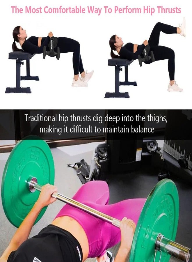 Flintronic Exercise Hip Thrust Belt, Glute Trainer, Adjustable Hip Thrust Belt with Extra Padding for Dumbbells Kettlebells Gym Fitness Bodybuilding Weightlifting, Pink - Image 5