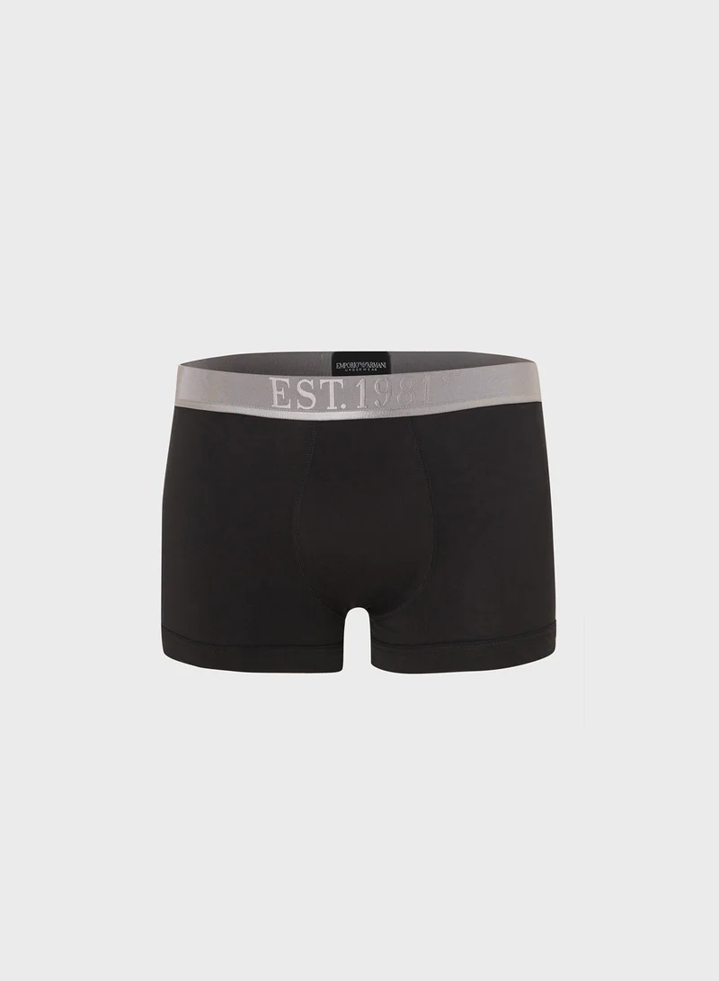 امبوريو ارماني 3 Pack Of Logo Boxers