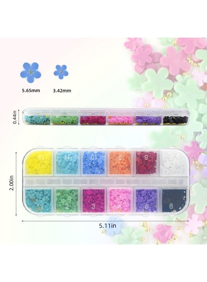 TTSAM 800 Pcs Nail Charms Art Charms Butterfly Nail 3D Nails Decoration Crafts Diy Diamonds Rhinestones Acrylic Nails Jewelry Accessories Gold Silver Pearls Nail Supplies Resin Flatbacks Flower Nails Gems - Image 2