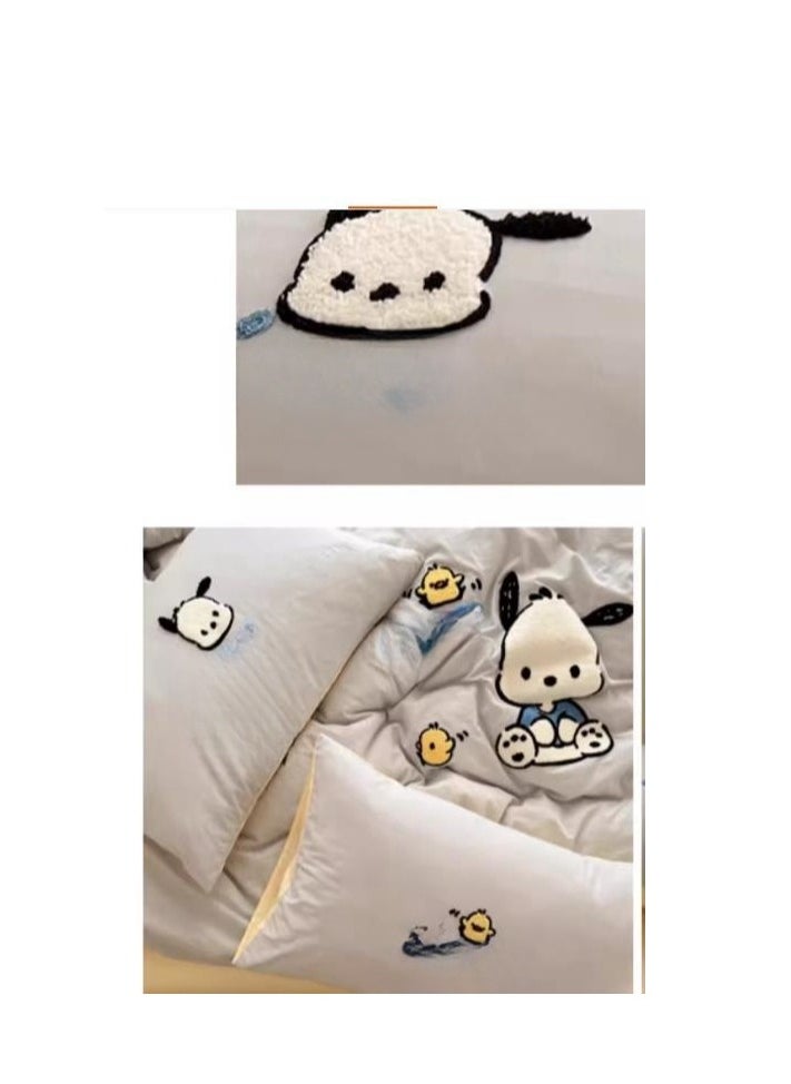 Generic Fitted Sheet Style — ﻿ High End Cartoon Pattern  Pure Cotton Bedding Four Piece Set  - Image 3
