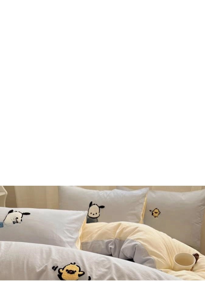 Generic Fitted Sheet Style — ﻿ High End Cartoon Pattern  Pure Cotton Bedding Four Piece Set  - Image 4