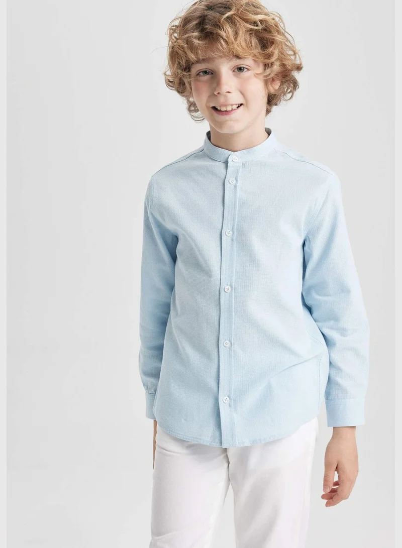 ديفاكتو Regular Fit Long Sleeve Shirt