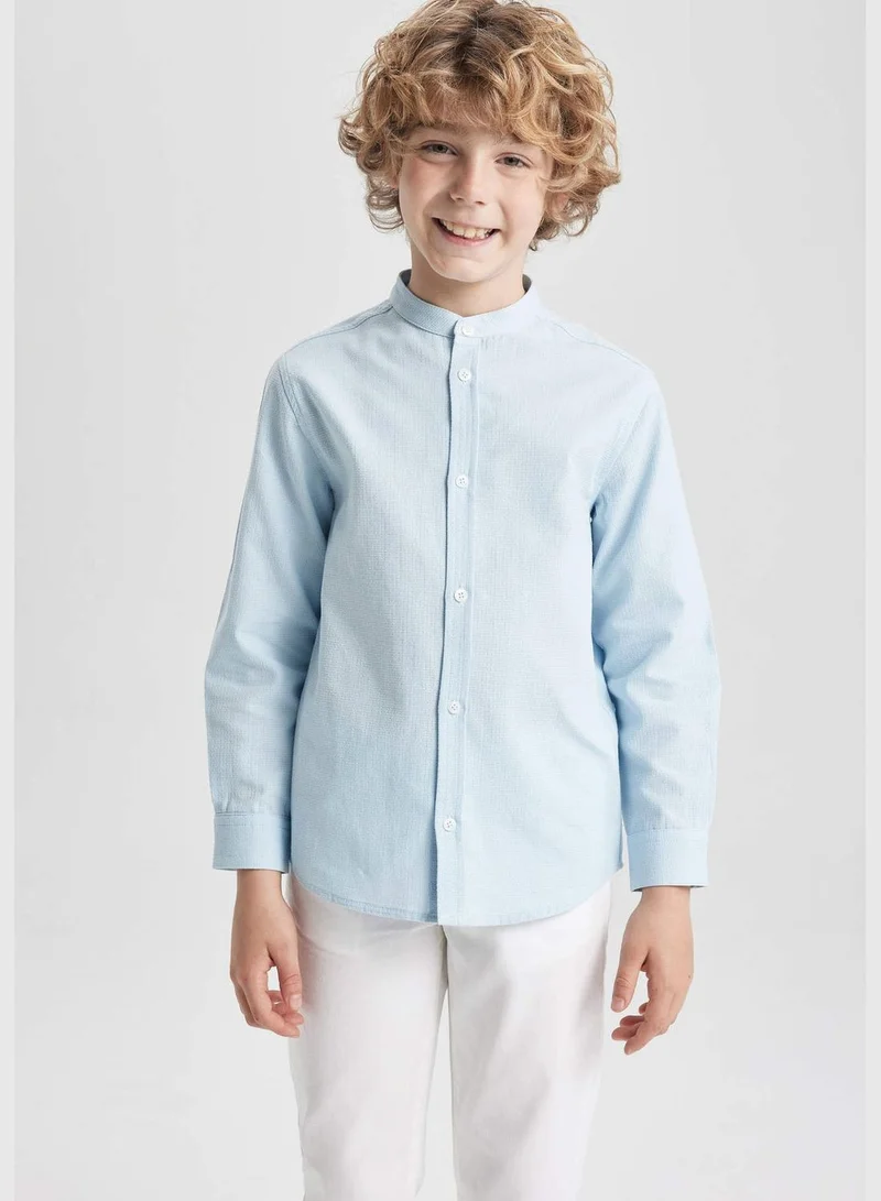 ديفاكتو Regular Fit Long Sleeve Shirt