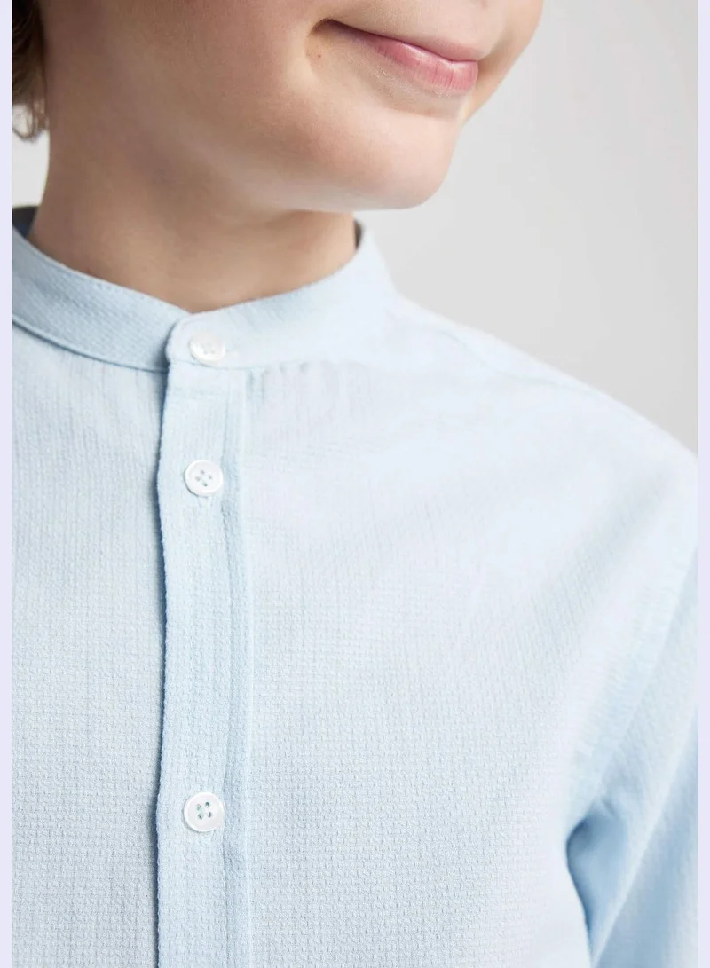 ديفاكتو Regular Fit Long Sleeve Shirt