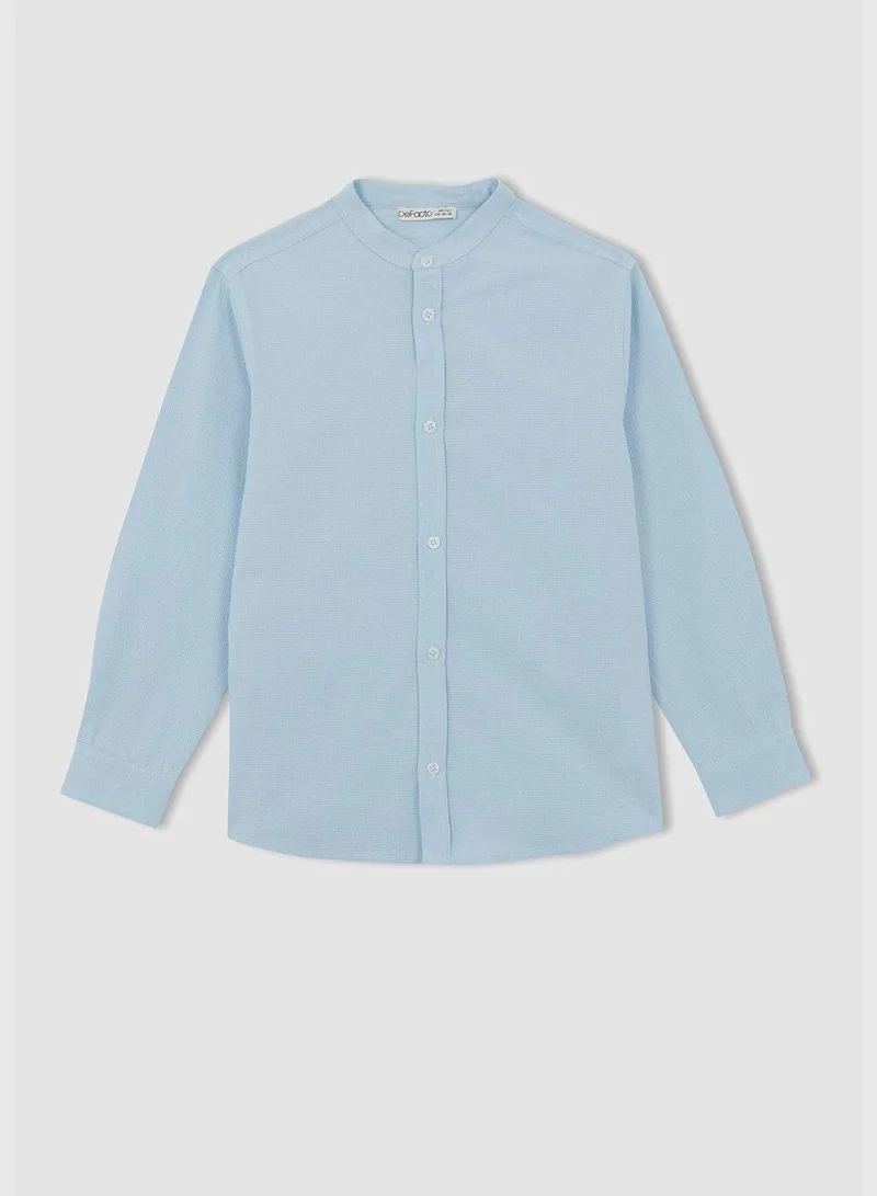 ديفاكتو Regular Fit Long Sleeve Shirt