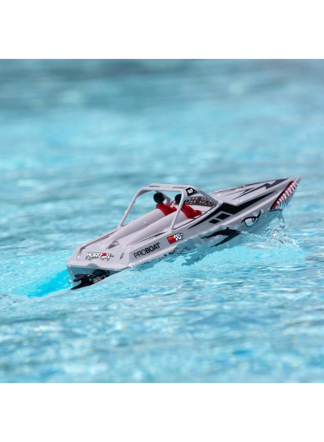 Pro Boat Sprintjet 9" Self-Righting Deep-V Jet Boat Brushed RTR Ready to Run Silver PRB08045T1 - Image 4