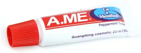 AME TravelPocket Size 3g Mint Calcium Menthol Toothpaste CampingFestival