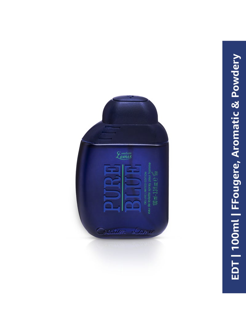 Creation Lamis Pure Blue Eau de Toilette For Men 100ml - Image 5