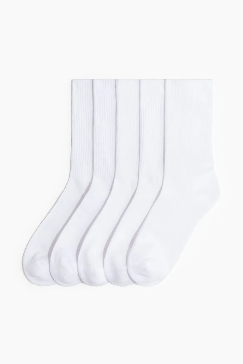 اتش اند ام طقم من خمس جوارب مزوّدة بتقنية ليكرا®