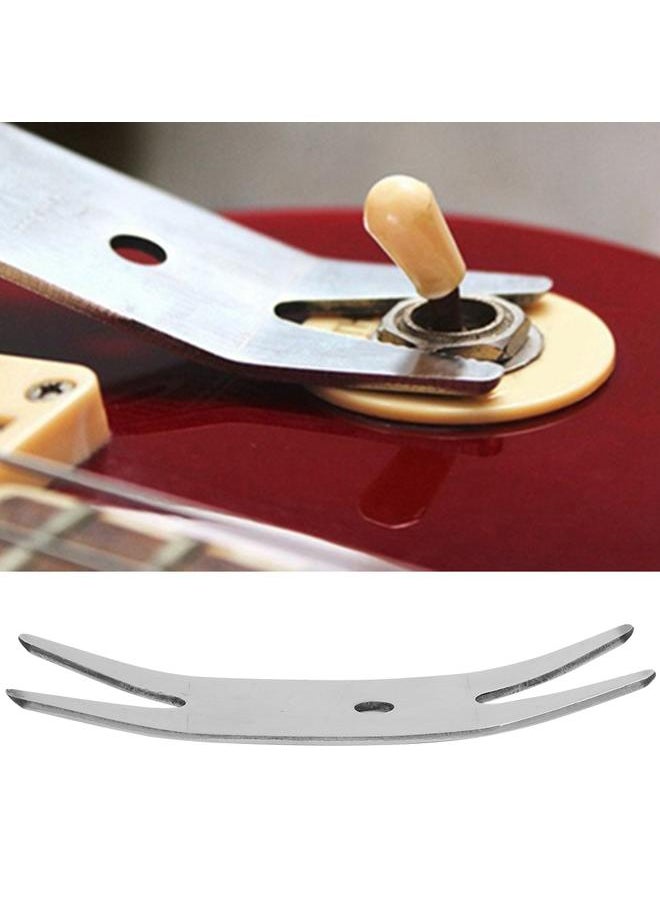Thoraya - Electric Guitar Bass Stainless Steel MultiTool Spanner Wrench Knob Tuner Bushing(Silver) - Image 1