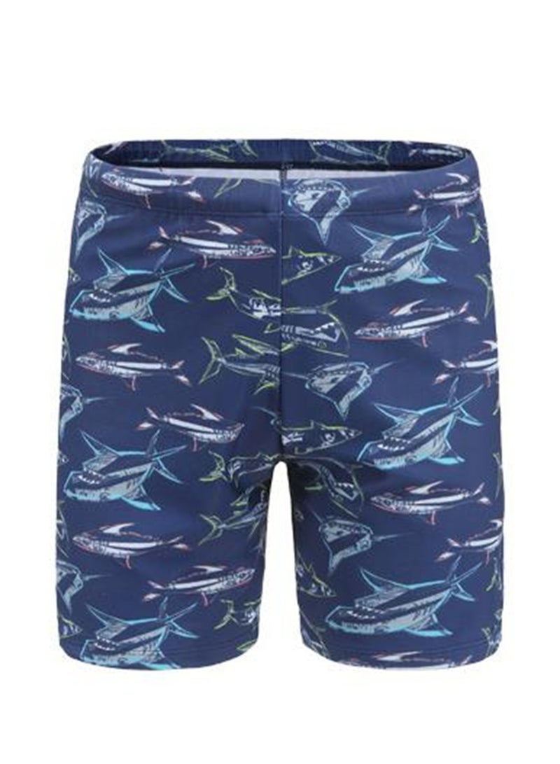 Generic 3pcs swimsuit boys swimsuit pants hat beach swimsuit set - Image 3