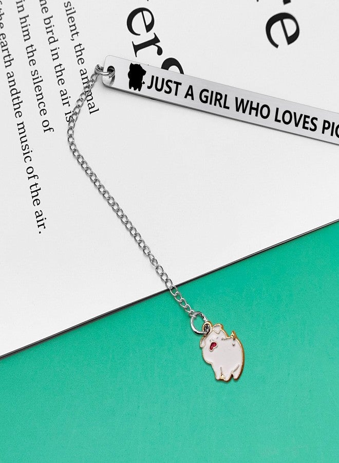 Baipilu Pig Lover Bookmark Pig Gifts for Girls Women Christmas Graduation Birthday Gift Ideas for Daughter Sister Bestie Friends Animal Lovers for Teen Girls Animal Bookmark for Readers - Image 4
