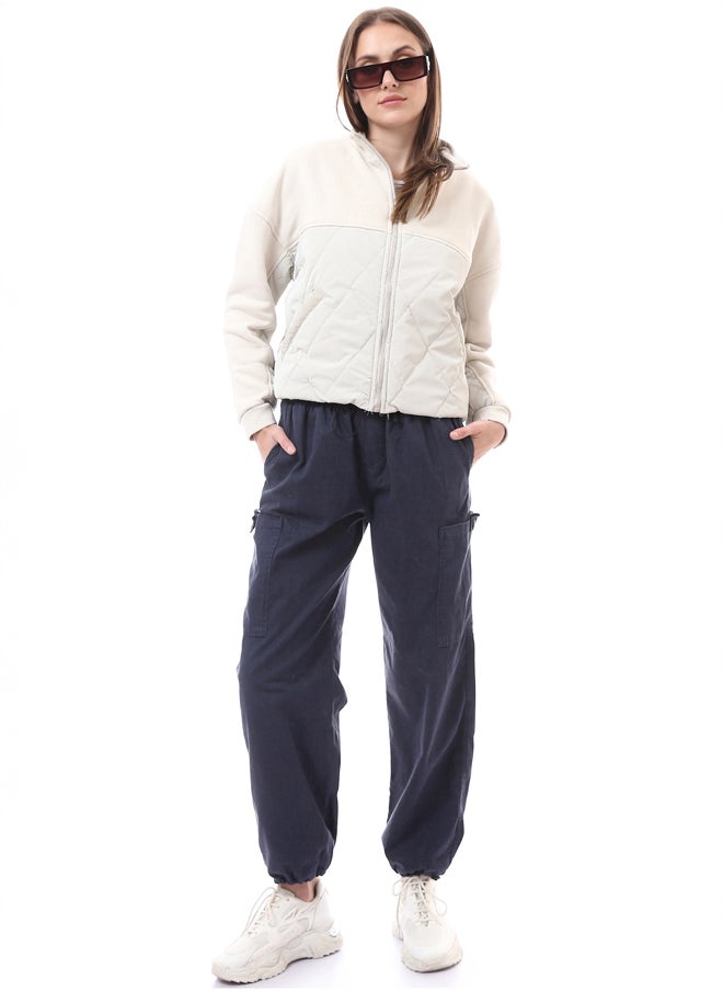 RAVIN Cotton Light Beige Jacket with Waterproof Quilt  - Image 5