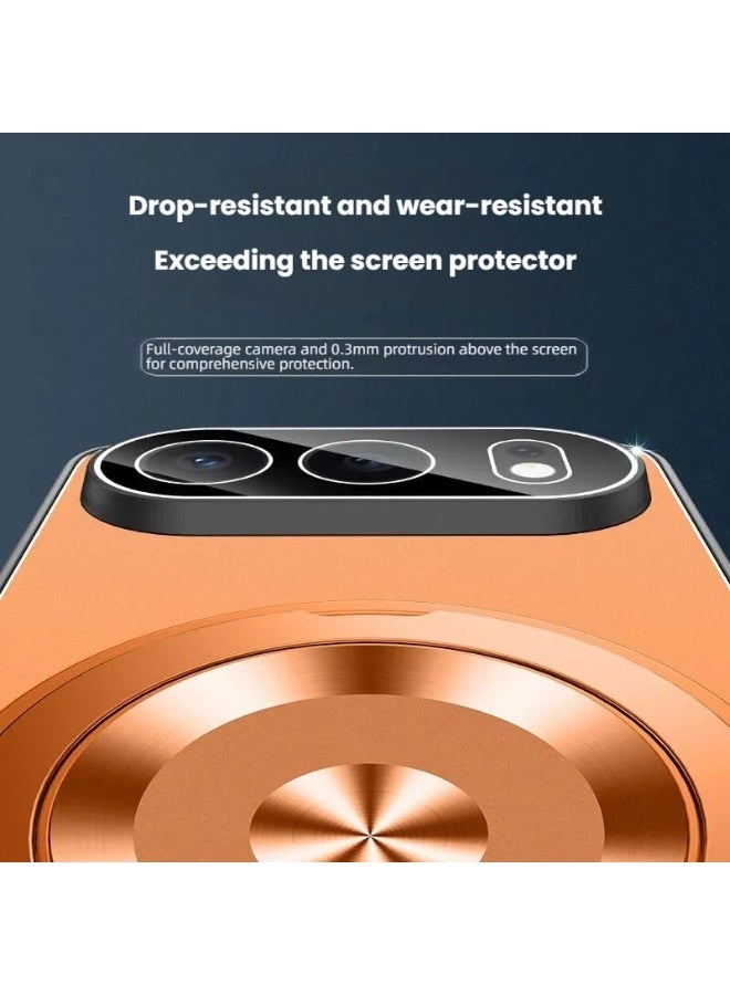 general Case Compatible with Honor 500 Pro 2025, 2-in-1 Ultra-Thin Full-Cover Camera Protection Case with Rotating Ring Stand, Anti-fingerprint & Anti-drop Matte Shell - Image 3