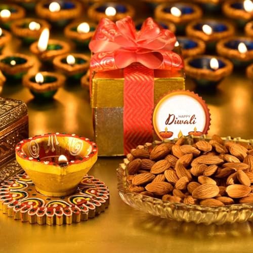 Festiko® Set of 48 Pcs Happy Diwali Greeting Stickers (12 Designs), Happy Diwali Stickers For Packing, Diwali Stickers For Gifts, Diwali Wishing Stickers - Image 4
