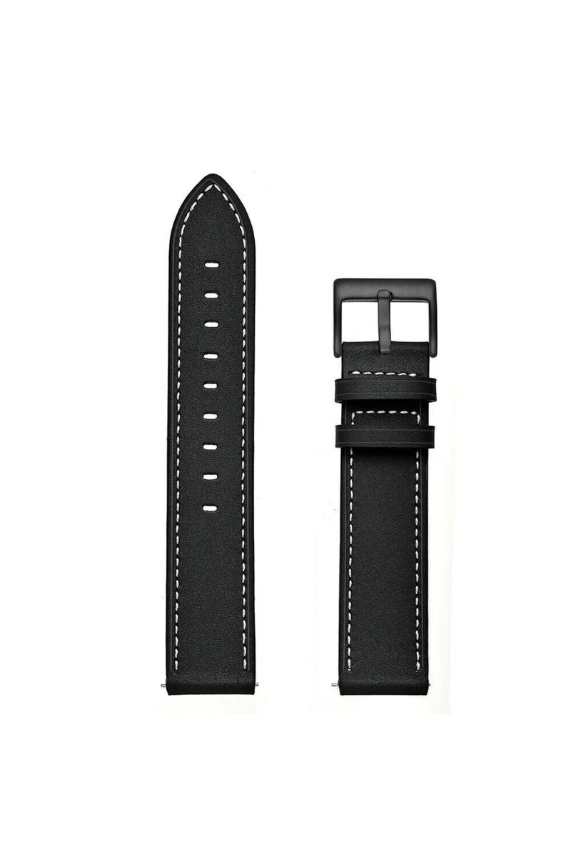 OnePlus Watch 3 Black 22mm Breathable Leather Strap For Watch 3 2 2R/ 46mm Bracelet Correa Watch 4