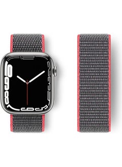HappyCase Apple Watch 40MM Mesh Velcro Band - Pink-Grey 