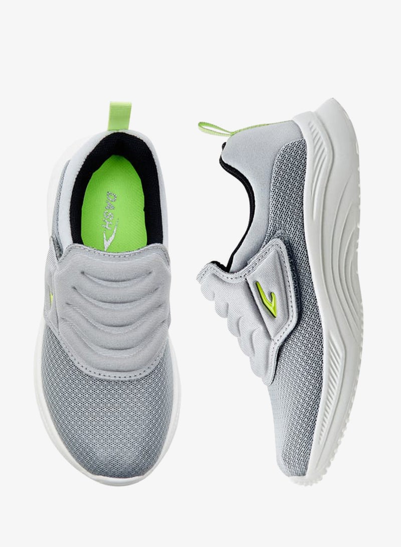 Dash Boys Textured Sneakers with Hook and Loop Closure - Image 3