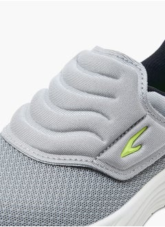 Dash Boys Textured Sneakers with Hook and Loop Closure  - Image 4