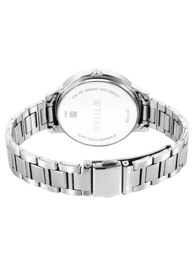 TITAN Women's Analog Round Shape Metal Wrist Watch - 2617SM08 - 43.5 Mm  - Image 5