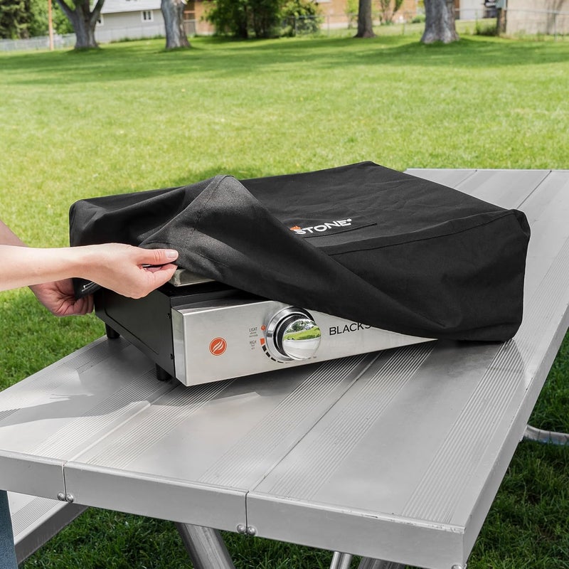 Blackstone 1724 Waterproof 600D Polyester Heavy Duty Flat top Gas Grill Cover Exclusively Fits 22" Griddle Cooking Station Without Hood, Black Occasional & permanent usable - Image 2