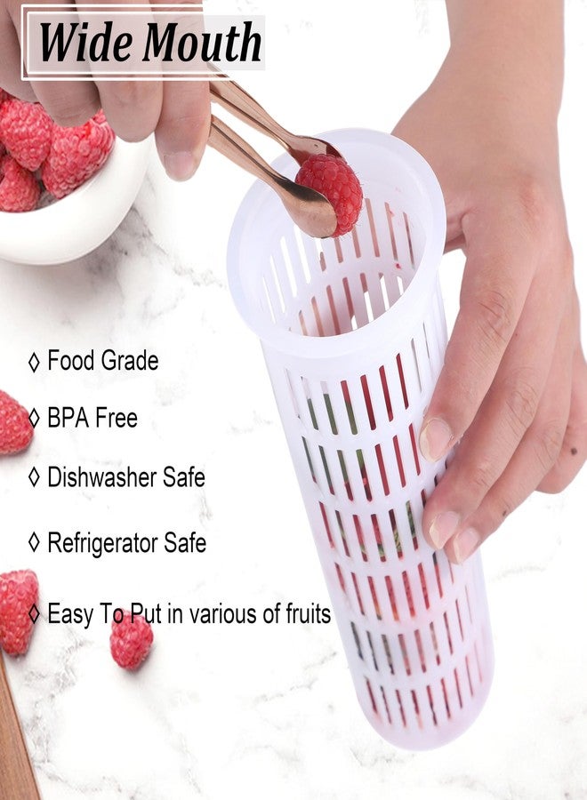 MBSRITY Mason Jar Infuser For 64 Oz Wide Mouth Mason Jug Water Pitcher Filter Food Grade Mesh Strainer For Fruit Infused Water, Iced Tea, Lemonade, Sun Tea, Mint Water, Cocktail, Cold Brew Coffee - Image 3