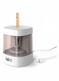 XiuWoo Electric Pencil Sharpener Autostop Feature and Heavy Duty Helical Blade USB Battery Operated 3 Adjustable Sharpening Modes for 6-8mm Diameter Pencils Student Office  - Image 1