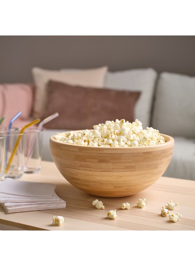 IKEA (IKEA) وعاء تقديم بامبو BLANDA MATT – 20 سم، طبيعي وصديق للبيئة من ايكيا - Image 4