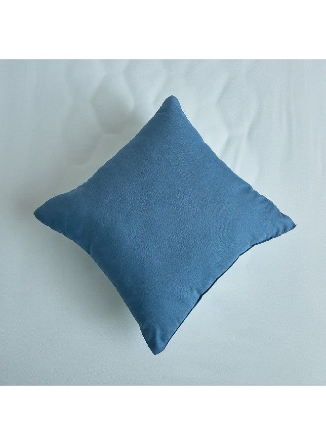 Home Box Reversible Microfibre Cushion - Blue - Image 5