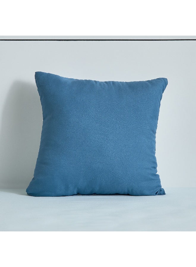 Home Box Reversible Microfibre Cushion - Blue - Image 2