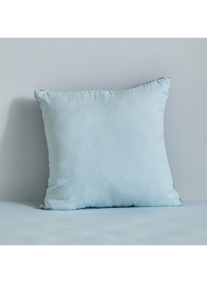 Home Box Reversible Microfibre Cushion - Blue - Image 3