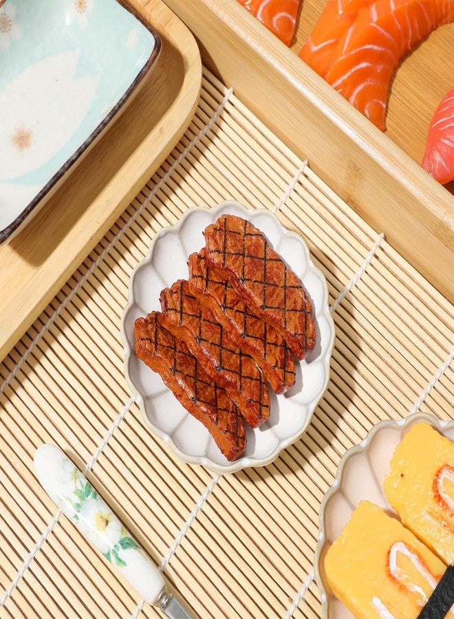 Toddmomy 4pcs Realistic Fake Steak Models: Mini Fake Cooked Roast Beef Meat Model Decor for Home Kitchen for Cooking Play and Photography Props - Image 2
