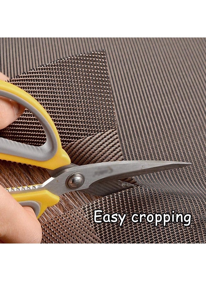 we3 Table Runner Washable Vinyl Brown Table Runner for Kitchen Dining Tea Table Use Heat Insulation PVC Vinyl Weave (Brown, Pack of 2) - Image 5