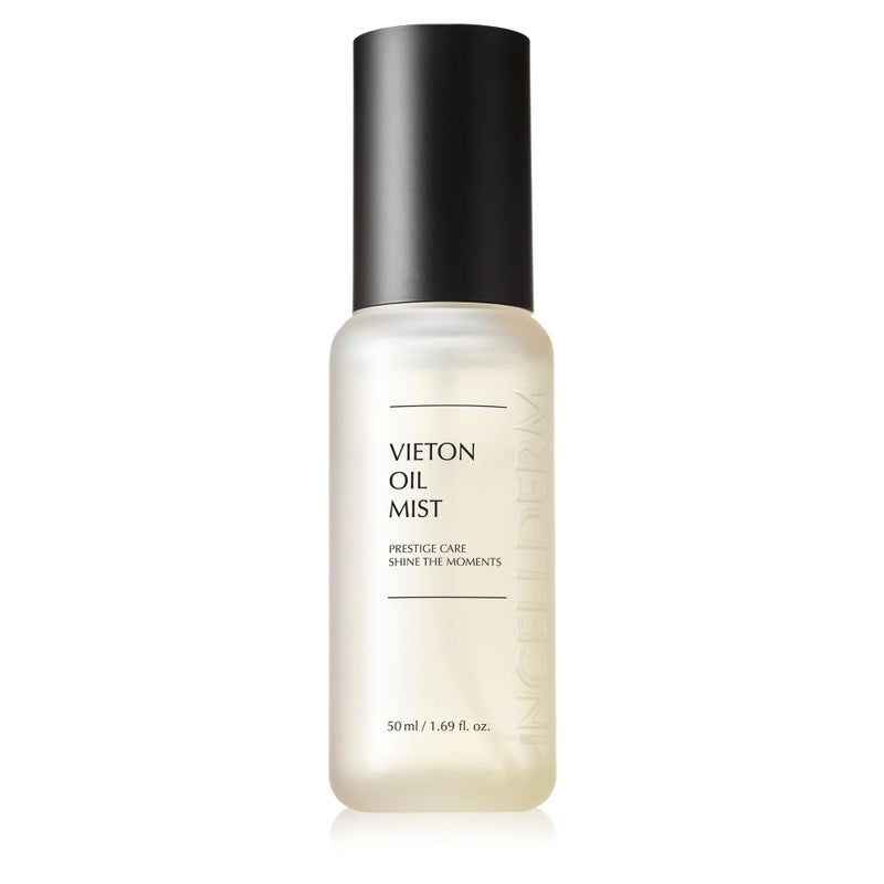 INCELLDERM Riman Vieton Oil Mist | 50ml | Bi-Phasic Hydration with Camellia Seed Oil & Seaberry Water | Korean Skincare Mist for Moisture, Balance & Radiance | Natural Facial Spritz Moisturizer - Image 1