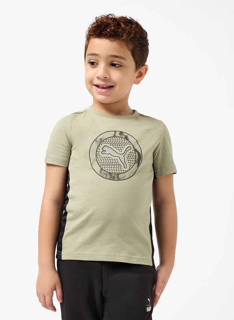 PUMA Kids Active Sports Big Graphic T-Shirt - Image 1
