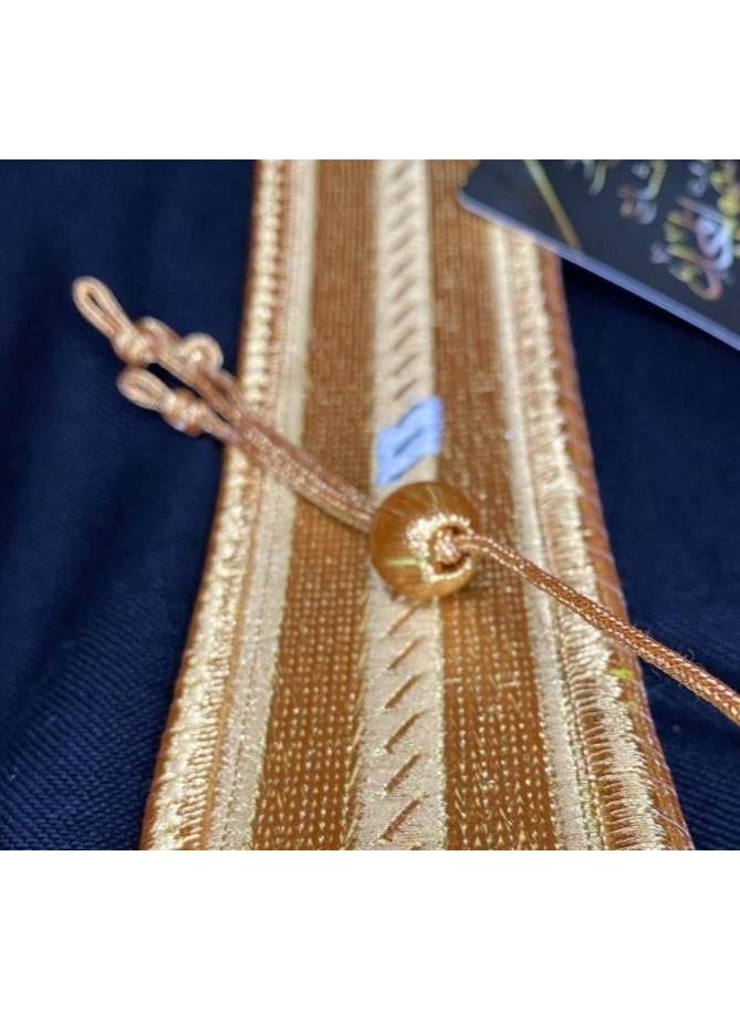 بهنس بشت مشلح ملكي فاخر (50سم) بشت مشلح ملكي فاخر باللون الأسود، تطريز ذهبي فاخر، مقاسات مختلفة للمواليد، الأطفال، الأولاد، الشباب، مناسب كهدية، هدايا للأطفال والأولاد، مشلح أسود، بشت أسود - Image 5