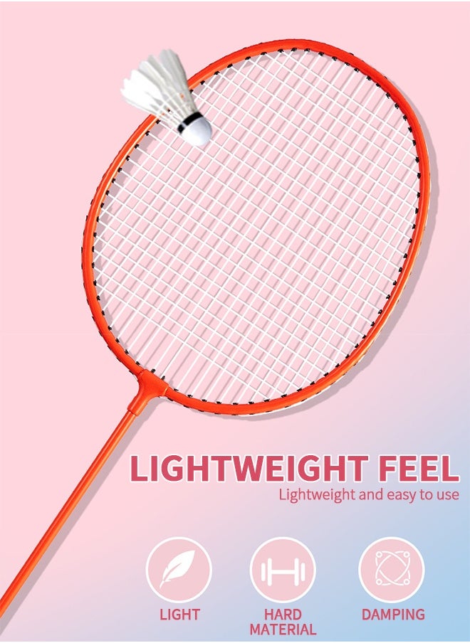 UNUNS Badminton Volleyball Combo Set With 4.1m Net,4 Badminton Rackets,6 Nylon Badminton Shuttlecocks,1 PU Volleyball Size 5,1 Pump,Portable Outdoor Game Kits For Backyard Beach Lawn  - Image 3