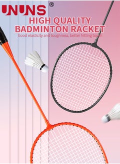 UNUNS Badminton Volleyball Combo Set With 4.1m Net,4 Badminton Rackets,6 Nylon Badminton Shuttlecocks,1 PU Volleyball Size 5,1 Pump,Portable Outdoor Game Kits For Backyard Beach Lawn  - Image 2