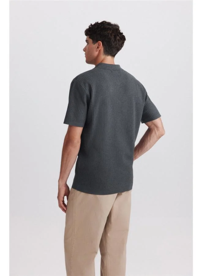 Springfield  Jacquard knit cardigan for Men | Best Price UAE