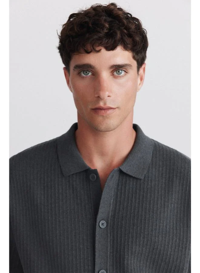 Springfield  Jacquard knit cardigan for Men | Best Price UAE